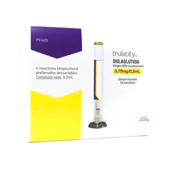 Трулисити раствор для подкожного введения 0.75 мг/0.5 мл 0,5 мл №4