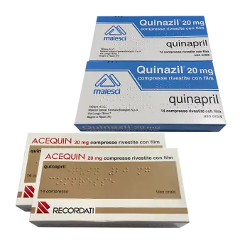Аккупро Хинаприл таблетки (в Европе название Acequin / Quinazil) 20мг №28